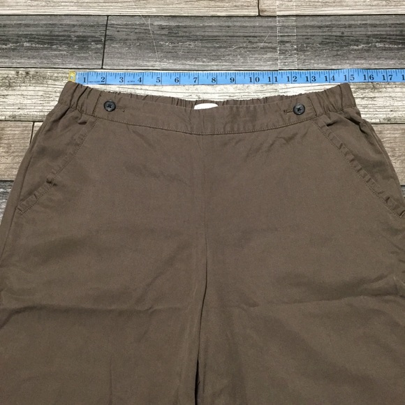 Garnet Hill Wide Leg Pants Women’s 6 Brown 100% Tencel Lyocell (Read). - Picture 4 of 11